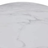 Bianca 200cm Oval Dining Table – Beech & White Ceramic Marble