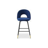 Berkeley Designs Hoxton Bar Stool – Blue Velvet