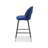 Berkeley Designs Hoxton Bar Stool – Blue Velvet