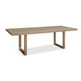 Berkeley Designs Valencia 240cm Dining Table – Grey Oak Parquet