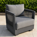 Ares 5-Seater Outdoor Lounge Set – Onyx