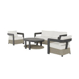 Selene 5-Seater Outdoor Lounge Set – Wicker