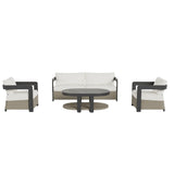 Selene 5-Seater Outdoor Lounge Set – Wicker