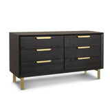 Berkeley Designs Aspen 6 Drawer Chest of Drawers – Coffee Oak