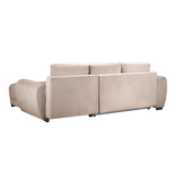 Azzuro Universal Corner Sofa Bed – Mocha