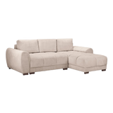 Azzuro Universal Corner Sofa Bed – Mocha