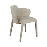 Mila Upholstered Dining Chairs – Beige – Set of 2