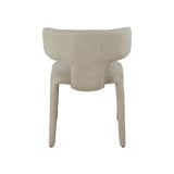 Mila Upholstered Dining Chairs – Beige – Set of 2