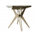 Napoli 160–240cm Extending Dining Table – Travertine Ceramic
