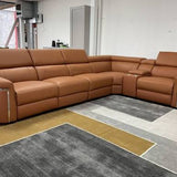 Somerville Large Corner Electric Recliner Sofa – Tan