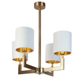 Ealga 4-Arm Chandelier – Brushed Bronze