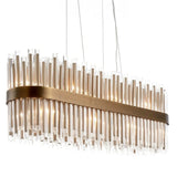 Colmar Long Chandelier – Brass