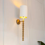 Brenta Wall Lamp – Antique Brass & Opal
