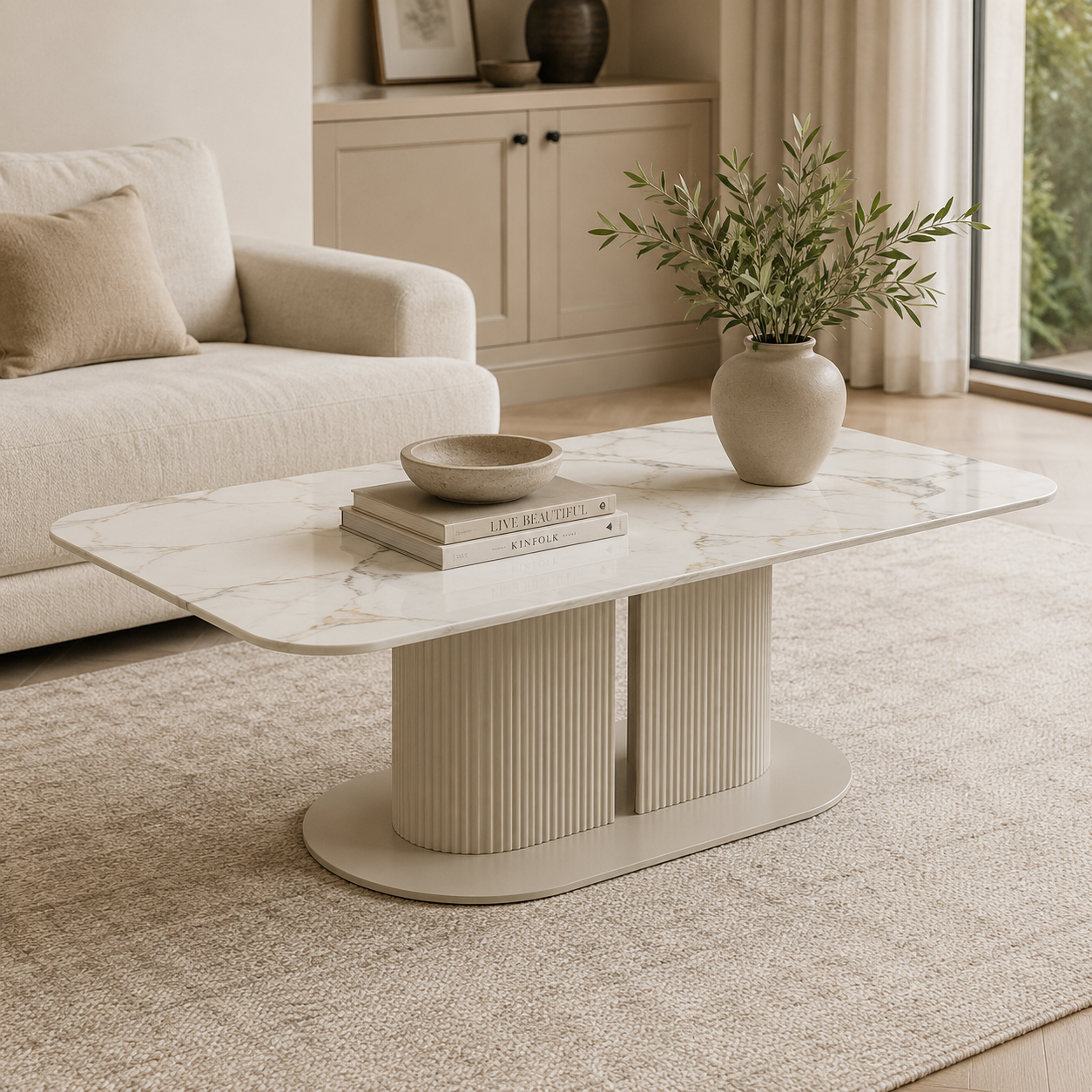 Sydney Ceramic Coffee Table – Calacatta