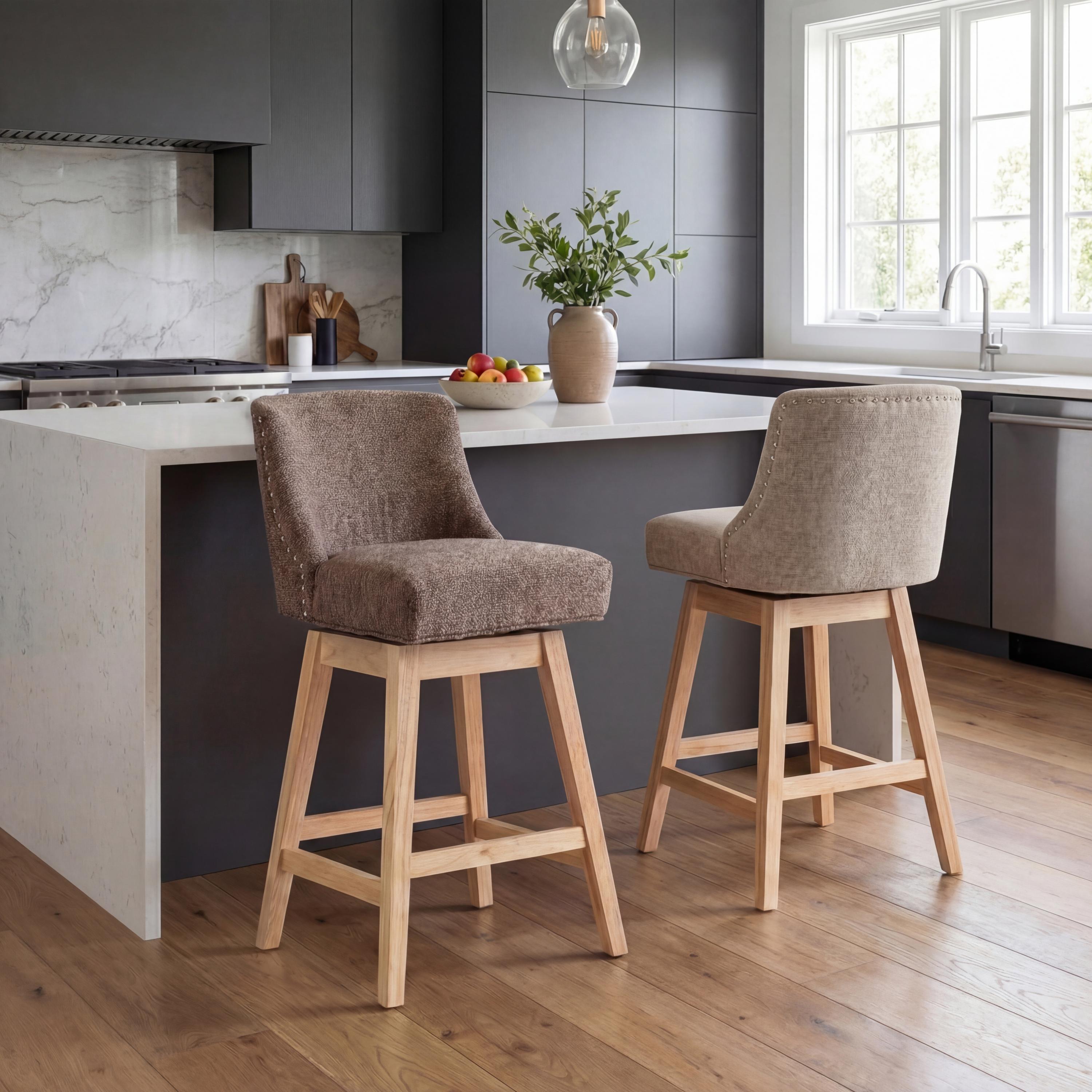 Leon Bar Stool – Coffee – Set of 2