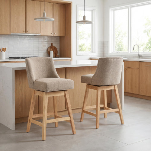 Leon Bar Stool – Champagne – Set of 2