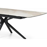 Madison 180–240cm Extending Dining Table – Whisper Jade Ceramic
