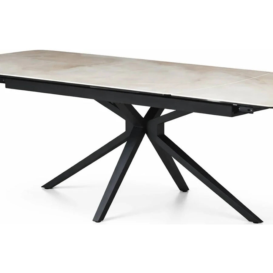 Madison 180–240cm Extending Dining Table – Whisper Jade Ceramic