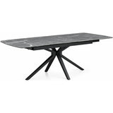 Madison 180–240cm Extending Dining Table – Grey Slate Mist Ceramic