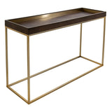Alyn Console Table – Champagne & Chocolate