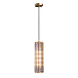 Reagan Pendant Light – Antique Brass & Crystal