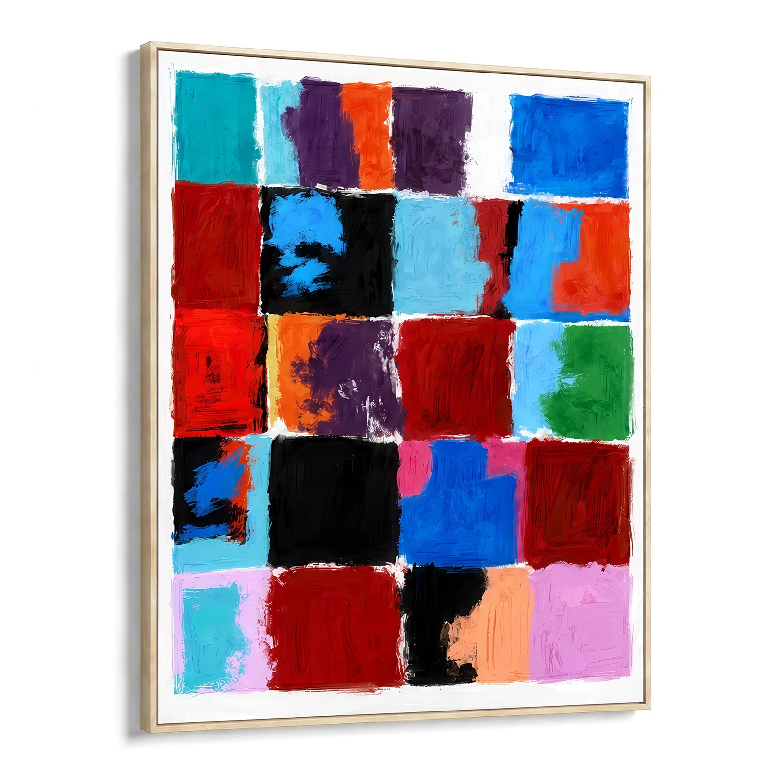 Berkeley Designs Abstract Design 108 – Natural Bamboo Frame