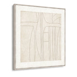 Berkeley Designs Abstract Design 103 – Light Natural Wood Frame