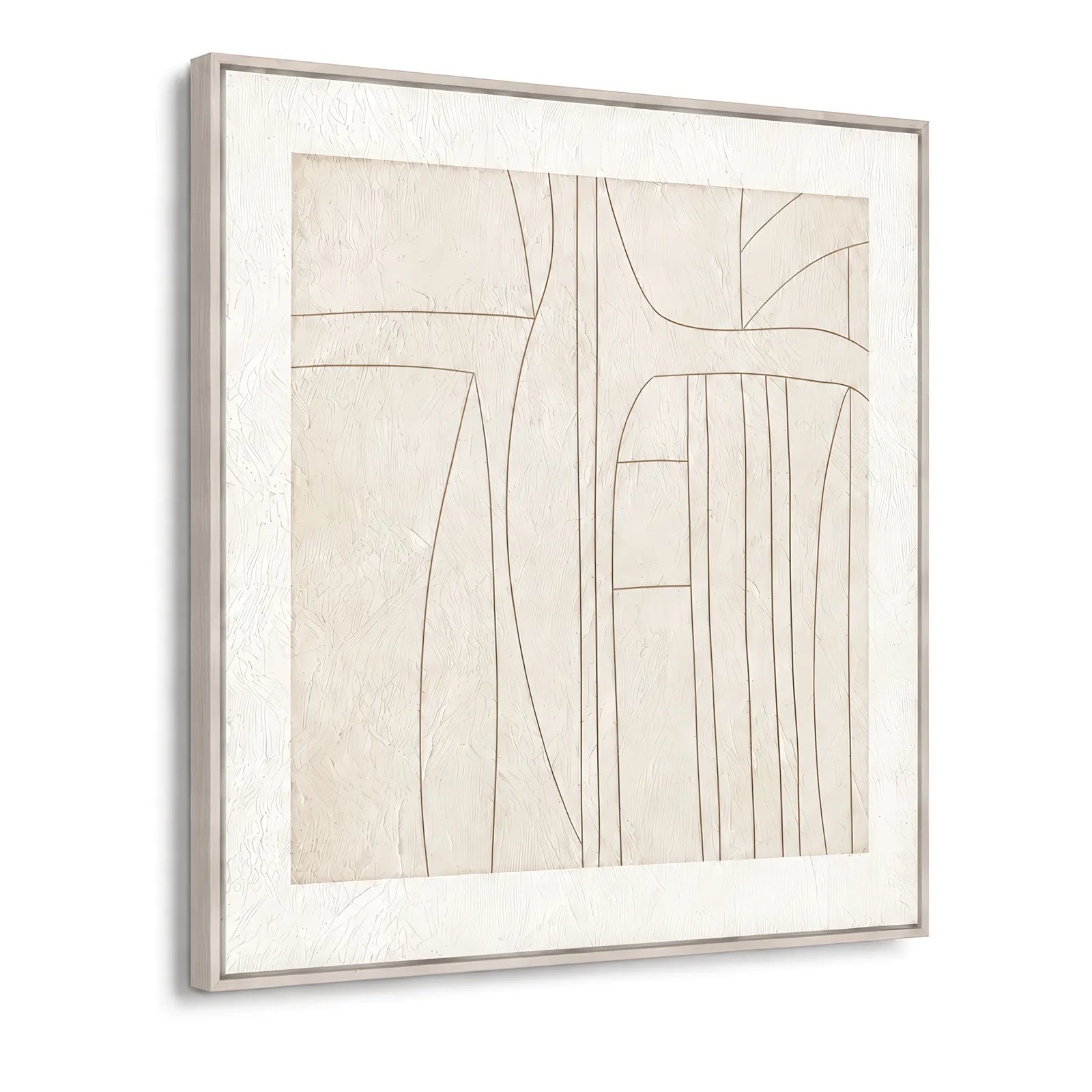 Berkeley Designs Abstract Design 103 – Light Natural Wood Frame