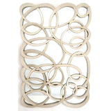 Swirl Front Mirror – Silver