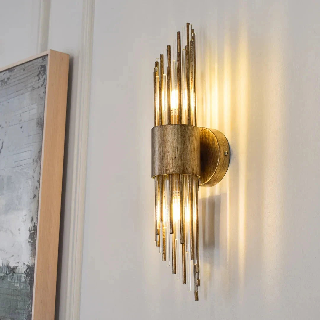 Alness Wall Lamp – Antique Gold