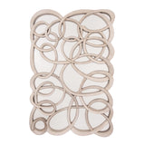 Swirl Front Mirror – Silver
