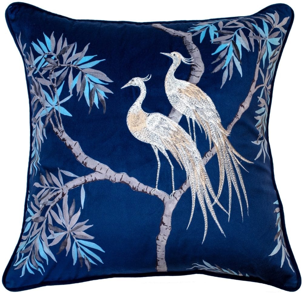 Malini Noor Cushion – Blue (45 x 45cm)