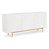 Berkeley Designs Helsinki Sideboard – White Gloss & Ceramic