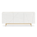 Berkeley Designs Helsinki Sideboard – White Gloss & Ceramic