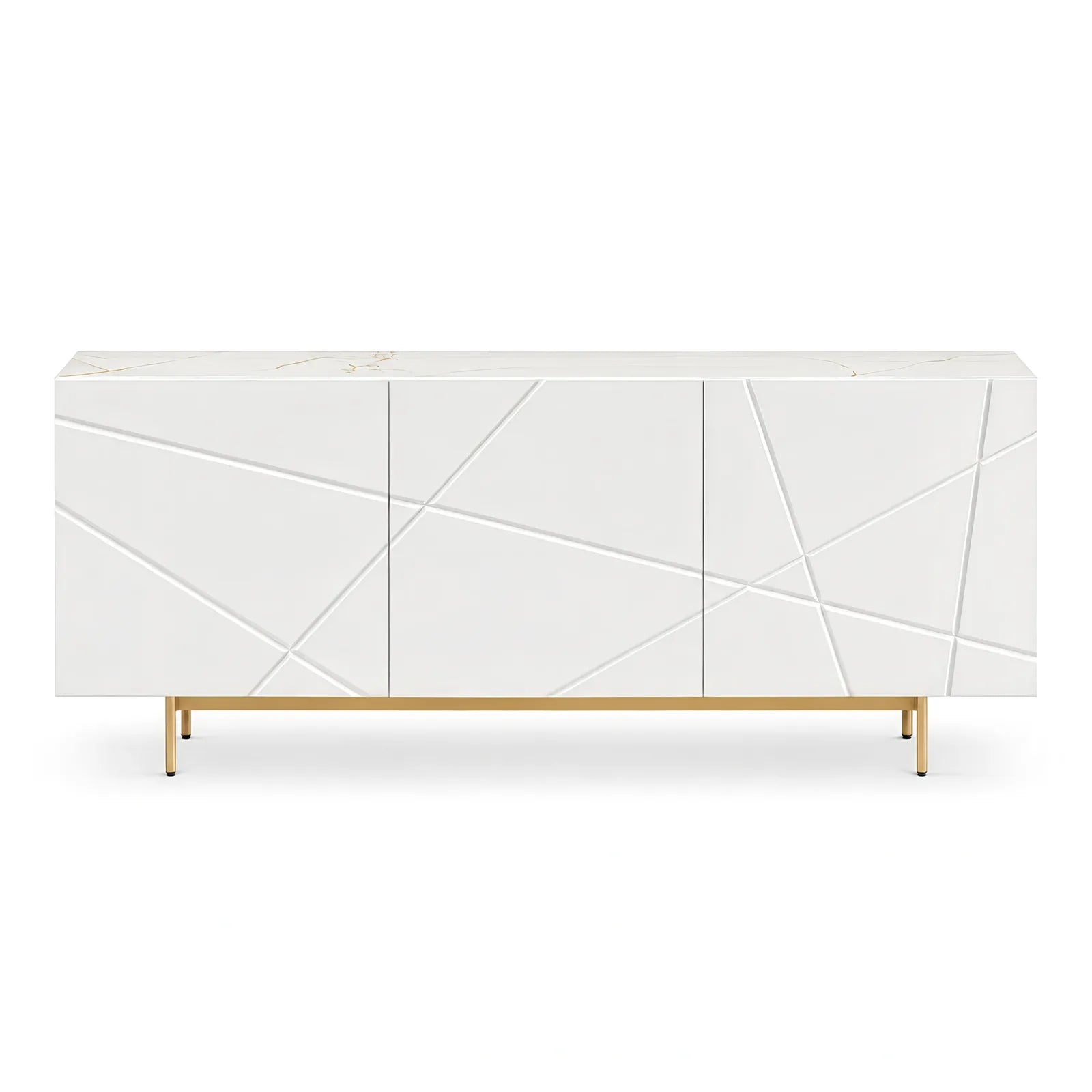 Berkeley Designs Helsinki Sideboard – White Gloss & Ceramic