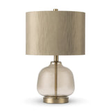 Berkeley Designs Lille Table Lamp – Tinted Glass & Brushed Brass