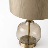 Berkeley Designs Lille Table Lamp – Tinted Glass & Brushed Brass