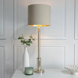Jae Table Lamp – Cognac Crystal & Antique Brass
