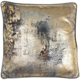 Malini Volcano Cushion – Grey & Gold Foil (45 x 45cm)