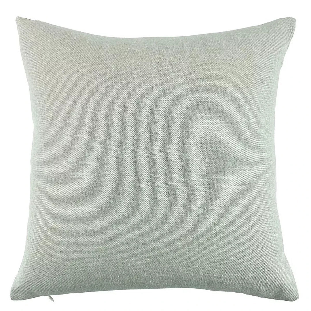 Malini Small Alto Cushion – Blue Abstract Embroidery (43 x 43cm)