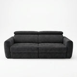 Dakota 3 Seater Electric Sofabed – Black