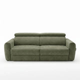 Dakota 3 Seater Electric Sofabed – Olive