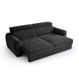 Dakota 3 Seater Electric Sofabed – Black