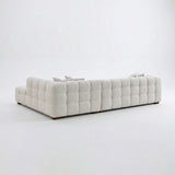 Tribeca Bubble Corner Sofa – Oatmeal Beige Boucle