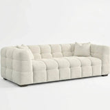 Tribeca Bubble 3 Seater Sofa – Oatmeal Beige Boucle