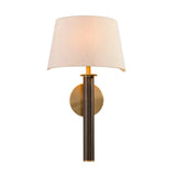 Donal Wall Lamp – Antique Brass & Off-White