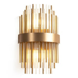 Freya Wall Lamp – Brushed Antique Brass & Glass