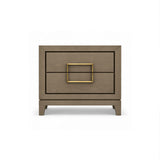 Berkeley Designs Lucca Bedside Table – Grey Oak