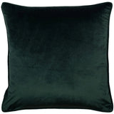 Malini Rocco Cushion – Teal Leopard Velvet (45 x 45cm)