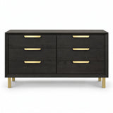 Berkeley Designs Aspen 6 Drawer Chest of Drawers – Coffee Oak